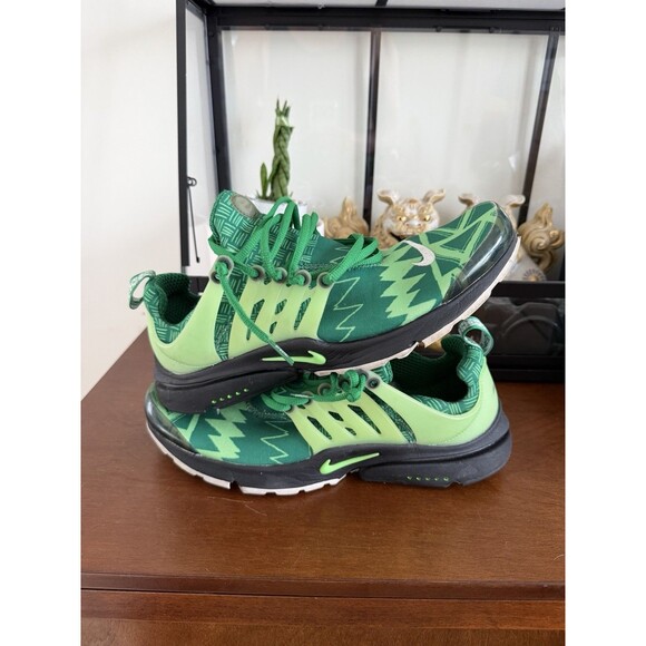 (8.5/10 Great Condition) Nike Air Presto Naija Shoes Men\'s Size L 11-13 Green main image 4